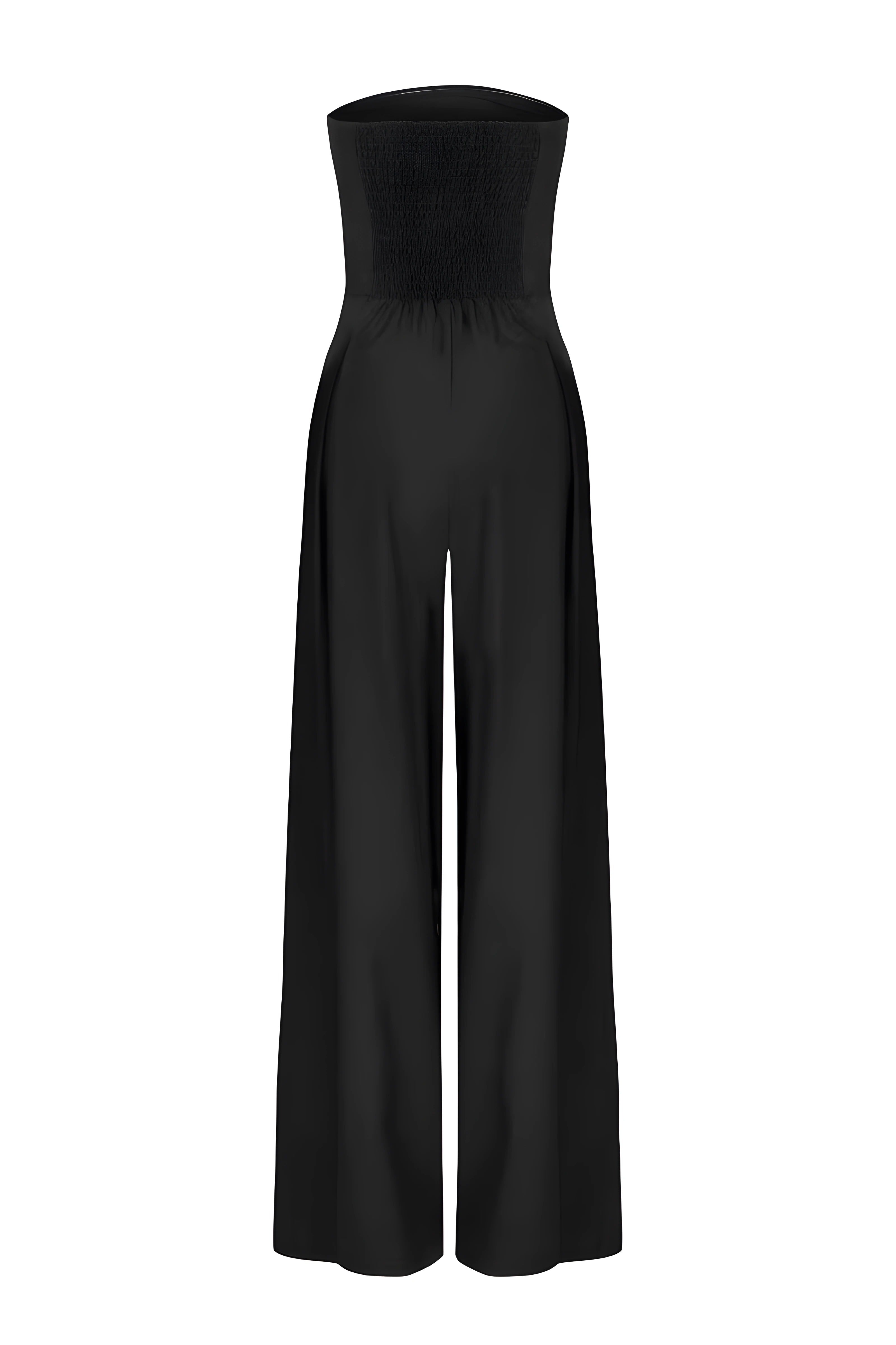 Sylvie - Strapless Jumpsuit With Pockets