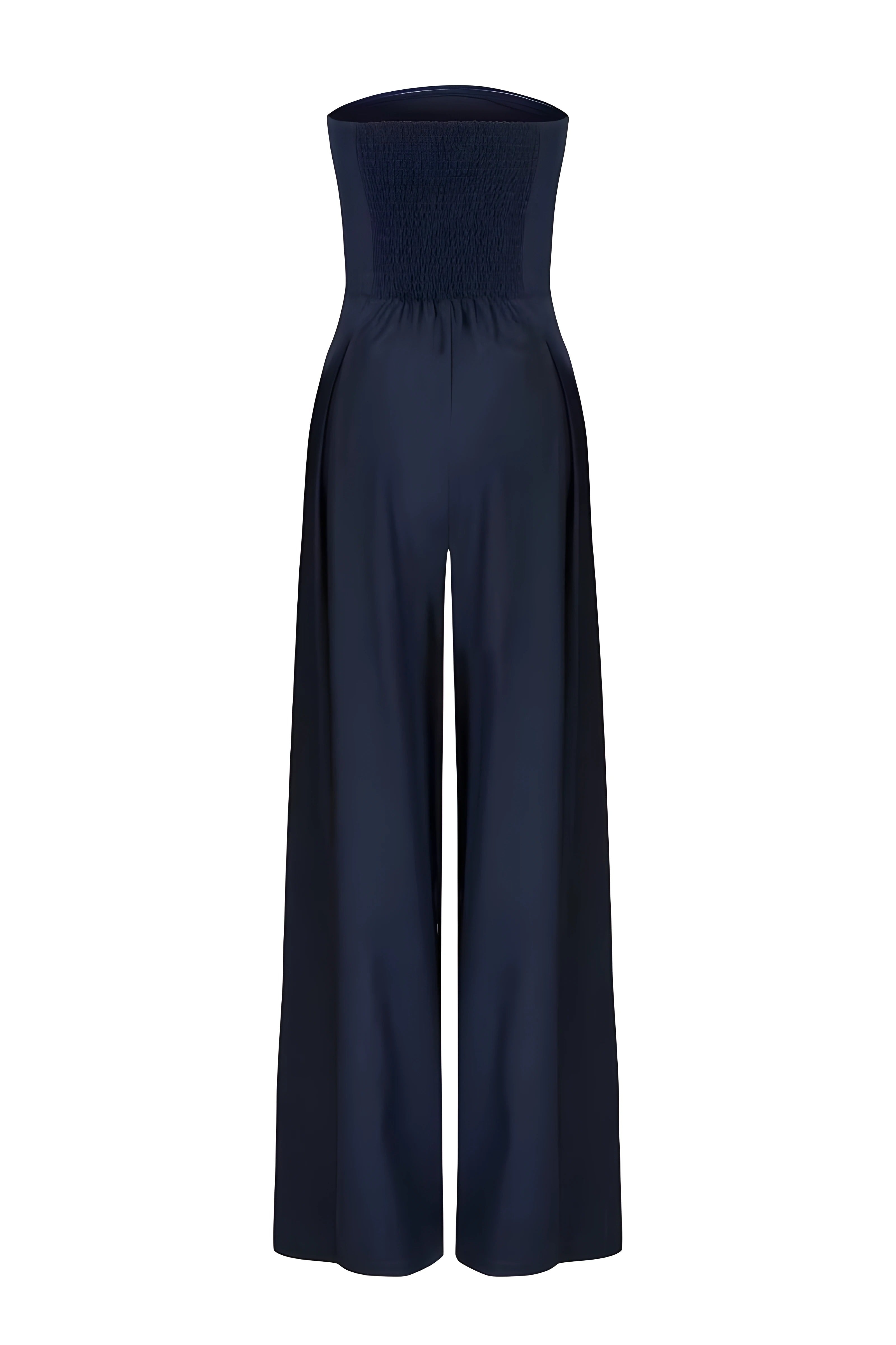 Sylvie - Strapless Jumpsuit With Pockets