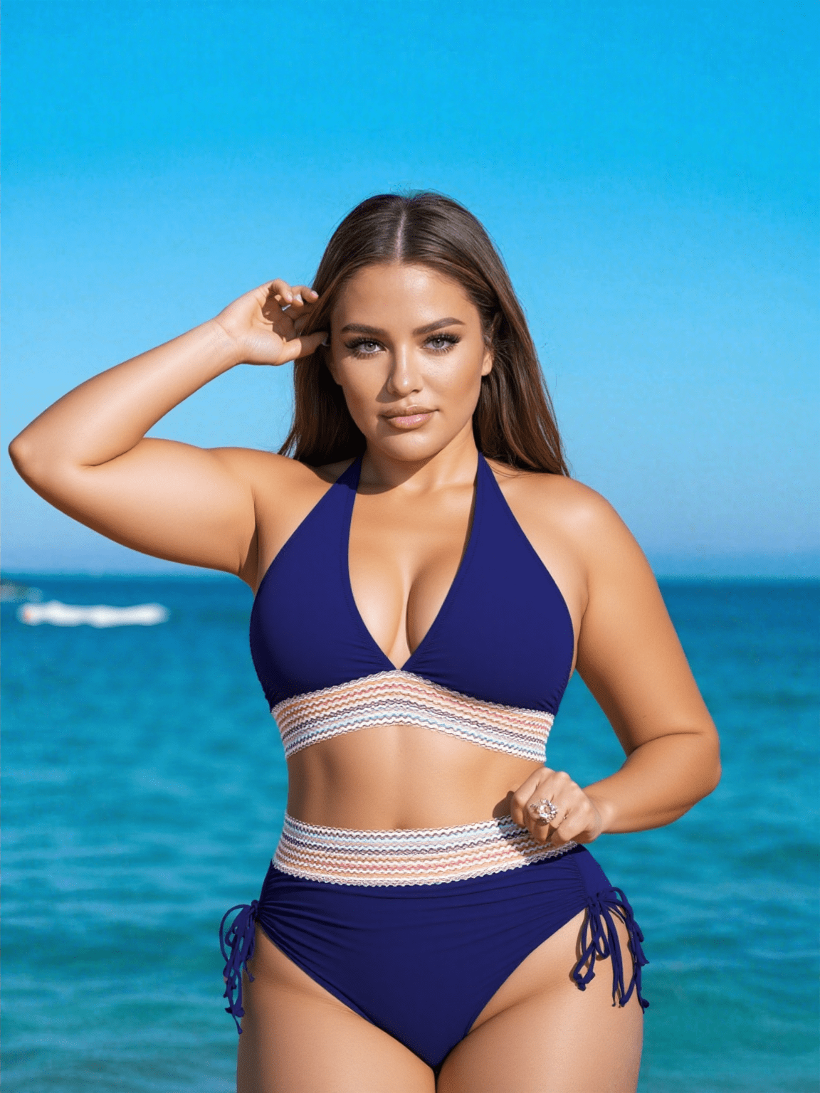 Elegant Sculpting High-Waisted Bikini